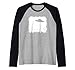 Ufo alienígena platillo volante nave espacial ventilador Camiseta Manga Raglan