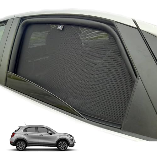 XTRM-CAR Sonnenschutz Blenden für FIAT 500X Bj. 2014-2024 ideal angepasst