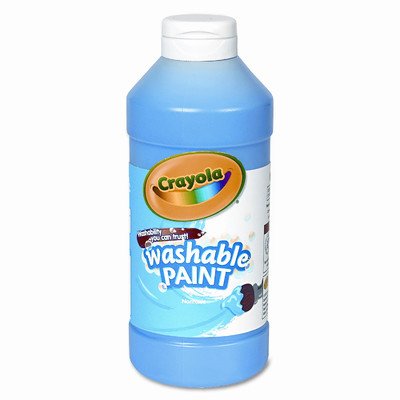 Crayola Peinture lavable 453,6 gram Bleu [Lot de 2]