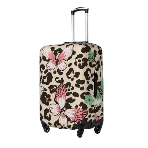 Leopard Dots Luggage Cover Washable Elasticated Luggage Covers for Suitcase TSA Approved Stylish Scratch Resistant Luggage Case Protector2
