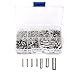Aspthoyu 600 Stück Aderendhülsen Set Kabel Crimp Terminal Unisoliert Nicht Isolierte Stoßverbinder Aderendhülsen Kupferklemmen Verzinnt für Elektrische Spleiße 0,5/0,75/1,0/1,5/2,5/4,0/6,0mm²