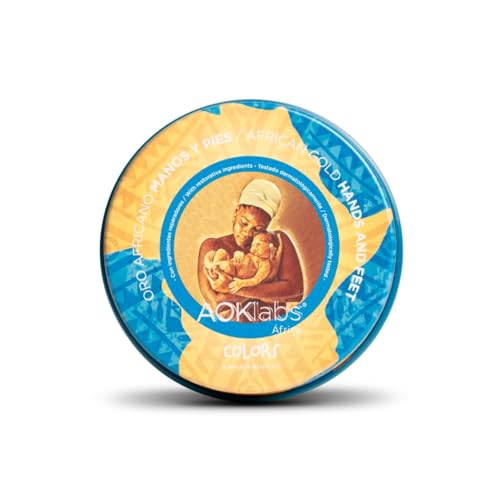 AOKlabs - Oro Africano Manos y Piés, Manteca de Karite sin refinar - Reparación profunda de manos y pies, sin dejar residuo graso I 50ml.