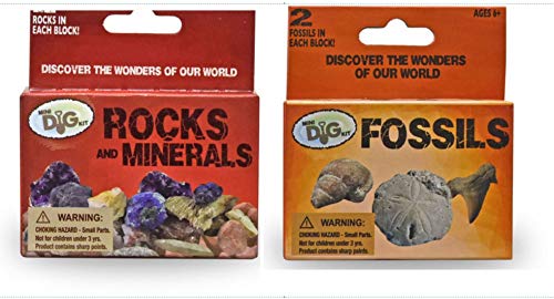 GeoCentral Rocks Minerals and Fossils Mini Dig Kits Bundle Set of 2 - Thumbnail 2