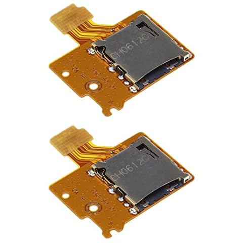 2pcs Micro SD Card Reader Board Memory Card Slot Socket TF SD Memory Card Holder Replacement Repair Part Compatible with Switch Console Cover