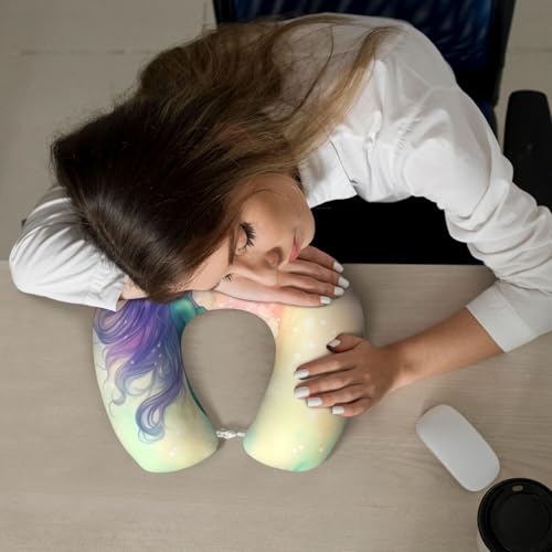 Almohada de memoria tamaño mediano cuello cómodo miniatura 7