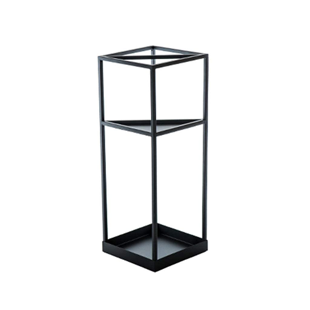 Support de parapluie en métal noir organisateur de rangement pour entrée