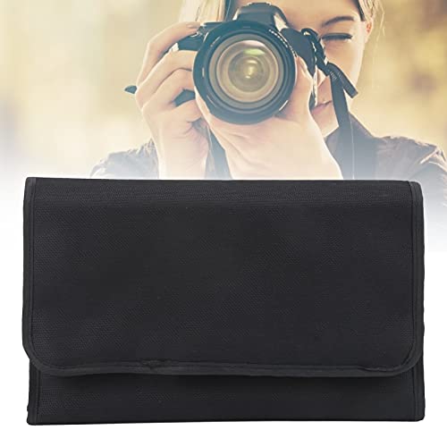 Bizofft 10 Pockets Filter Case, Portable Nylon 10 Pocket Camera Lens Filter Case Excellent Durable For Round Square Filter For P Series Filter, Default #TOP4