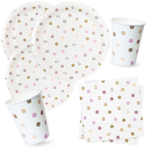 Bfb Pappteller Servietten Pappbecher Partygeschirr Set