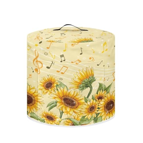 YUVAMAGIMO Sunflower Pattern Pressure Cooker Cover with Pocket Kitchen Decoration Electric Pressure Cooker Cover Dustproof Pressure Cooker Cover Rice Cooker Air Fryer Cover Protector