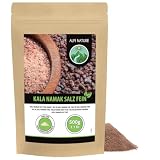 Alpi Nature Sal Kala Namak Finamente Molida 500g, Sal de Roca Natural Fina, Kala Namak Negra