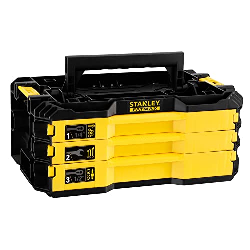 Stanley - BOITE 3 TIROIRS OUTILLÉE PRO-STACK – 126 PCS - FMMT98107-1