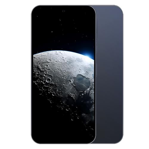 Google Pixel 9 smartphone showcasing a lunar-themed display, emphasizing advanced technology and vibrant visuals.