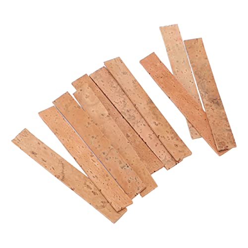 10Pcs Clarinet Neck Joint Cork Saxophone Neck Cork Sheet Musical Instrument Accessories for Bb Clarinets