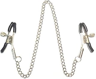 Adjustable Stainless Steel Faux Jewelry Screw Clip on Body Piercing Rings Nipplé Clamps