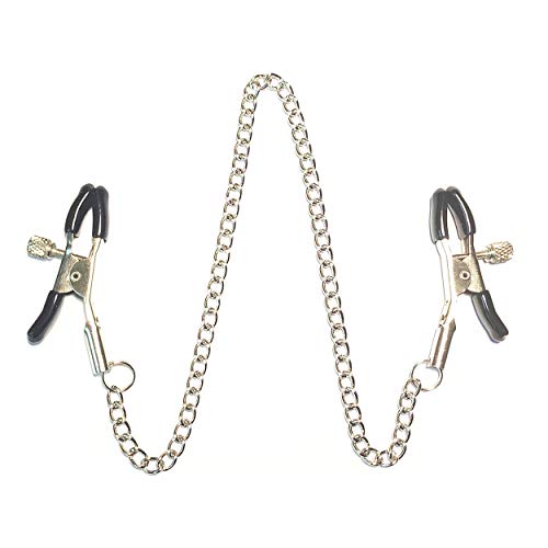 Adjustable Stainless Steel Faux Jewelry Screw Clip on Body Piercing Rings Nipplé Clamps