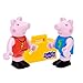 BRIO World Peppa Pig Train - 6-Piece Wooden Toy Train Playset with Peppa & George Figures - Works with All World Railway Sets - FSC-Certified - Imaginative Play for Kids Ages 3 & Up