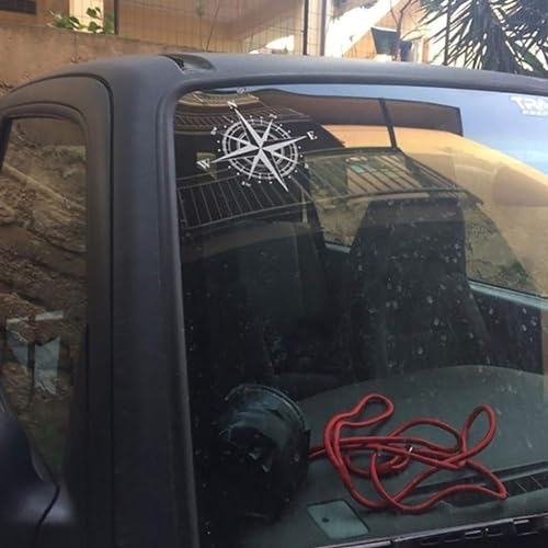 Image of Black Decal Stickers for Cars NSWE Compass Vinyl Sticker Motorcycle Car-Styling Vehicle Body Window Decals Sticker Decor Bumper Stickers, Decals(ZS461)