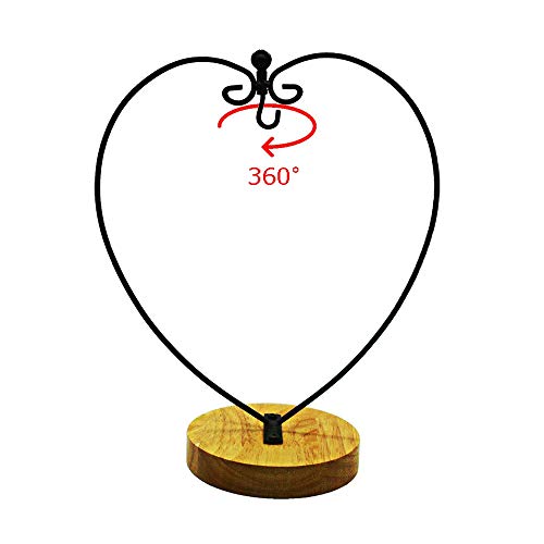 CXLE Ornament Display Stand, Ornament Stand Holder Iron Pothook Stand for Hanging Glass Globe Air Plant Terrarium, Witch Ball, Christmas Ornament and Home Wedding Decoration - Thumbnail 3