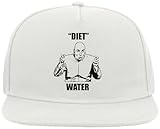 Photo Gallery atspauda diet water funny slogan snapback flat visor cotton blend cap bianco, bianco, taglia unica Photo Gallery atspauda diet water funny slogan snapback flat visor cotton blend cap bianco, bianco, taglia unica