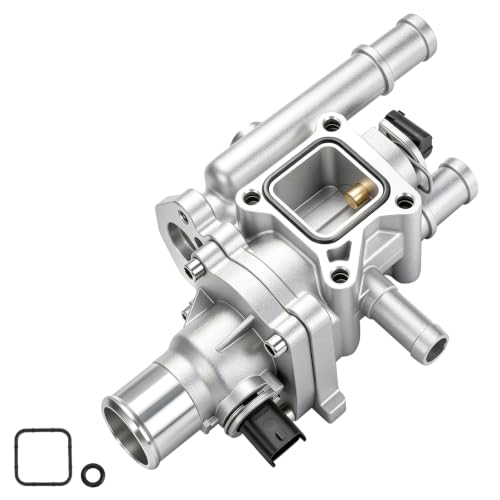 Image of Aluminum Engine Coolant Thermostat Housing Assembly Kit | for Chevrolet Cruze 2011-2016, Sonic 2012-2018, Trax 2013-2020 1.6L 1.8L, Replaces 25192228 55564890 25199824 902-033