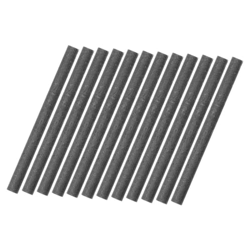 VILLCASE 12pcs Graphite Stirring Stick Carbon Rods for High Conductivity for Industrial Laboratory Applications Precision Mixing Tool for Melting and Casting