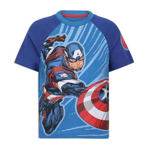Marvel Boys Avengers Boy's 4-Pack Superhero Short Sleeve Tee Shirt SetMarvel Avengers Boy's 4-Pack Superhero Short Sleeve Tee Shirt Set3