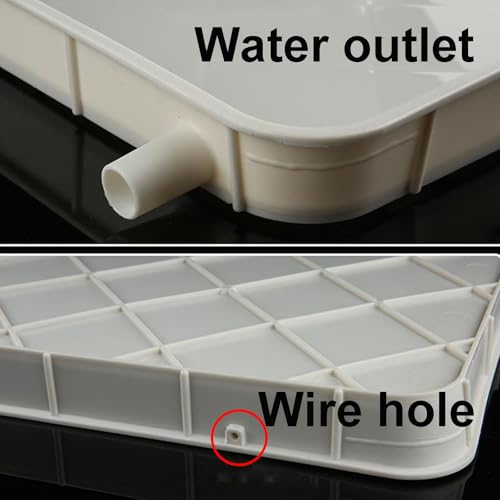 Kit di scarico per condizionatore d'aria, facile installazione per interni ed esterni, serbatoio universale di raccolta delle perdite d'acqua, vassoio antigoccia portatile