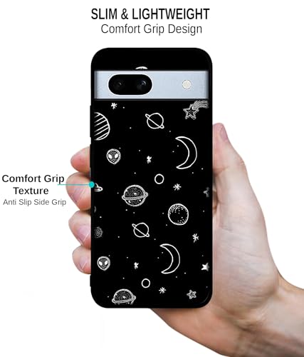 Image of Amazon Brand- Solimo Solar System Premium 2D Printed Metal Back Case Compatible with Google Pixel 7A 5G