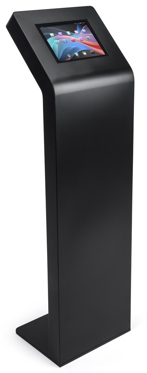 Displays2go Locking Tablet Floor Stand