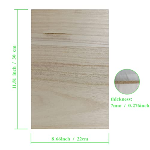 JIDOFUE 12 Stück Taekwondo Karate Brechbretter, 7mm Dicke Brechbretter für Kampfsport, Holzbretter zum Brechen, ATA Taekwondo wiederbrechbare Bretter für Übungen und Vorführungen für Erwachsene