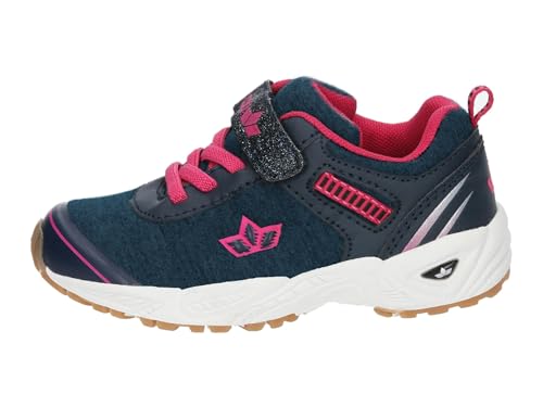 Lico Unisex Kinder Barney Vs Hallenturnschuhe, Marine Pink, 37 EU – Ansicht 2