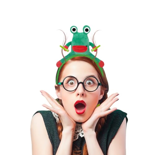 SHDIEHJFMLDH Rat Chef Headband frog Plush Headband Hair Clip Cute Plush Hairpin Christmas Headband for Party Cosplay Costumes Accessories