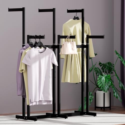 WAVVDIKUL Clothing Racks - Heavy Duty Garment Racks Metal for Retail Display Hanging Clothes,...