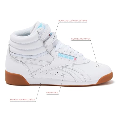 Image of Reebok Women's Freestyle Hi High Top Basketball Sneakers