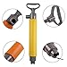 Heidouse Bilge Pump with Extension Hose, Portable Manual Bilge Pump with Non-Slip Handle, Rescue Outdoor Survival Tool for Kayak Canoe Boat, Pumps