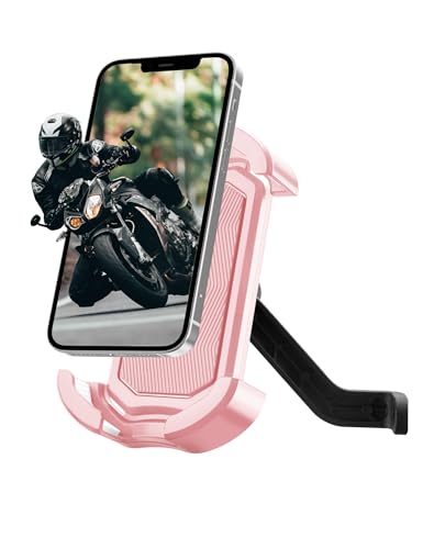 Image of ROCKBROS Motorcycle Phone Mount, Motorcycle Phones Holder with Security Lock, Shockproof Phone Holder for Motorcycles, Adjustable Motorcycles Phone Holder Mount, Suitable for 4.7 inch-6.8 inch Phone