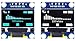 0.96 Inch OLED Display I2C Module, 128x64, 2-Pack (1 Blue + 1 White), SSD1306 Driver – Compatible with Arduino, ESP32, ESP8266, Raspberry Pi