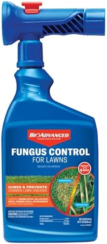 best fertilizer for lawn fungus that will transform your yard today 7 BioAdvanced Fungus Control for Lawns, Ready-to-Spray, 32 FOZ, 5,000 Sq Ft