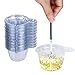 Produktbild JinYu 50 Stück Urin Becher Kunststoff Urin Sammelbecher Einweg Urin Probenbecher für Schwangerschaft Test, 40 ml/ 50 ml (40ml)