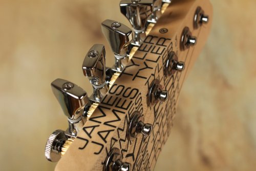 Hipshot Grip-Lock 6 inline 21mm Locking Tuners Universal Mounting Plate UMP included - Chrome - Thumbnail 3