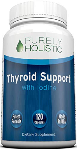 Thyroid Support Supplement 120 Capsules 100% Money Back Guarantee 50% More Than Other