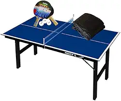 MINI MESA PING PONG Júnior MDP 12mm 1003 KLOPF + Kit 5055 + Capa