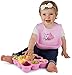 Kiddo Feedo Silicone Baby Bibs, Soft, Adjustable, Waterproof and Non Messy, Designed in Sweden, Pink