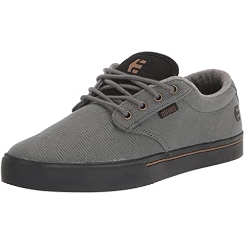 Etnies Men's Jameson 2 ECO Skate Shoe, Grey/Gold/Black, 10 UK Cover