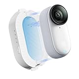 chargeur batterie gopro hero 4 148 minutes d'autonomie : cette batterie pour Insta 360 GO3s/3 dispose d'une batterie intégrée de 600 mAh qui peut charger complètement l'appareil photo jusqu'à une fois et demie. Ensemble, la caméra et le boîtier offrent un temps d'enregistrement total de 128 minutes pour la GO 3s et 148 minutes pour la GO 3, ce qui permet une utilisation continue plus longue. Grâce à la technologie de charge intelligente, le boîtier peut être complètement chargé en seulement 60 minutes, ce qui permet une expérience utilisateur plus confortable.