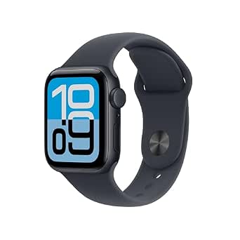 Apple Watch SE 3 GPS + Cellular 40mm Midnight Aluminium Case with Midnight Sport Band - M/L