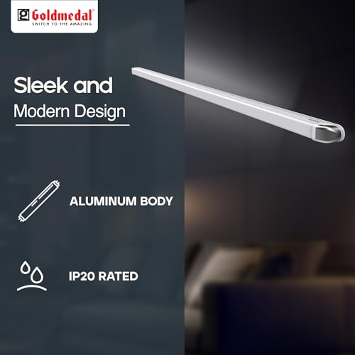 Image of Goldmedal Speedo 36W LED Batten for Living Room, Bedroom & Kitchen | 3600 Lumens Light Output | Energy Efficient Tubelight for Home | Aluminium housing | Cool Daylight (6500K)