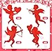 Gift Boutique 24 Pack Valentine Red Glitter Cupid Cutouts 11 Inch Large Cardboard Cut Outs Wedding Classroom Window DIY Craft Party Supply Decorations