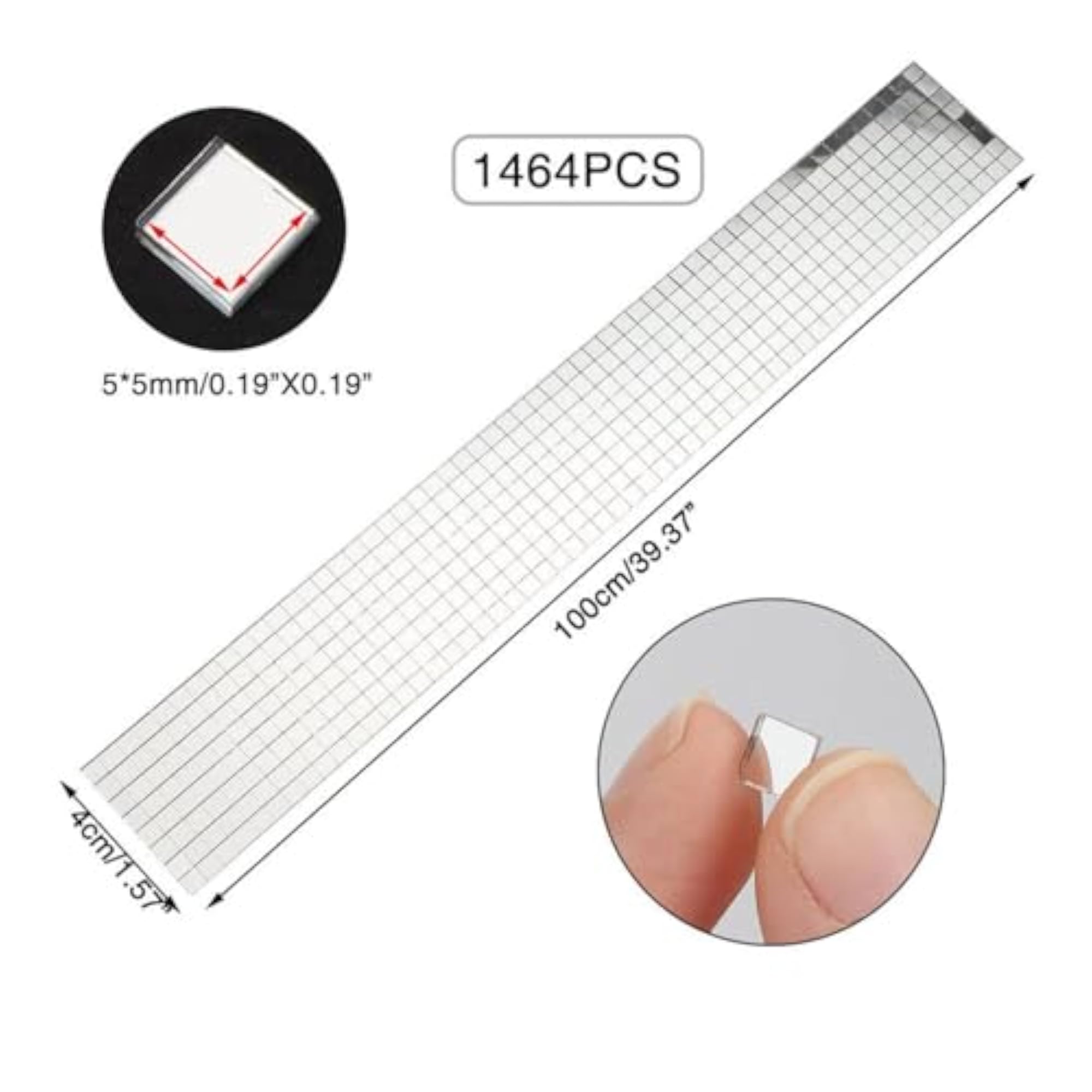 Bright Reflection Mirror Sticker Roll Sparkling Effect