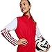 adidas Unisex-Kids Squadra 25 Training Soccer Jacket, Team Power Red/White, Large